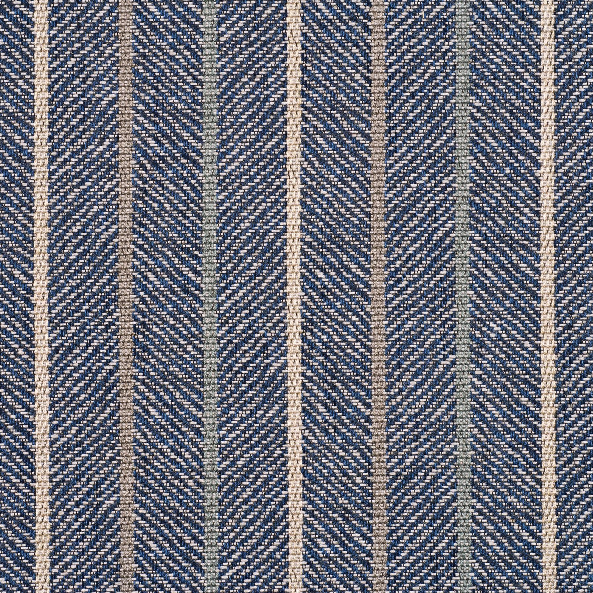 G P & J Baker SILVERTON STRIPE INDIGO Upholstery Fabric