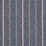 G P & J Baker SILVERTON STRIPE INDIGO Upholstery Fabric