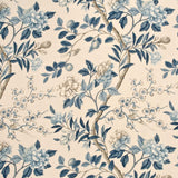 G P & J Baker EMPEROR'S GARDEN BLUE/CREAM Drapery Fabric
