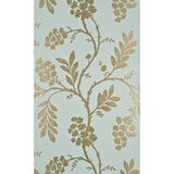 G P & J Baker OLEANDER AQUA/BRONZE Wallpaper