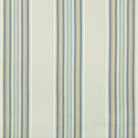 Brunschwig & Fils VERDON STRIPE SEA/BLUE Upholstery Fabric