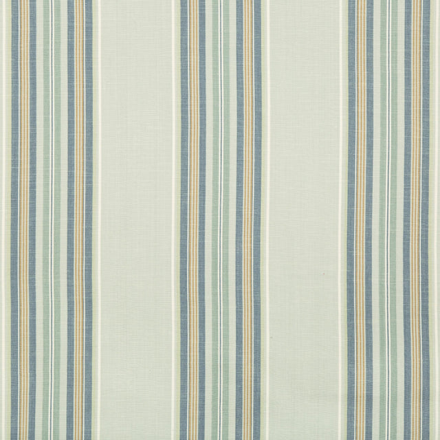Brunschwig & Fils VERDON STRIPE SEA/BLUE Upholstery Fabric
