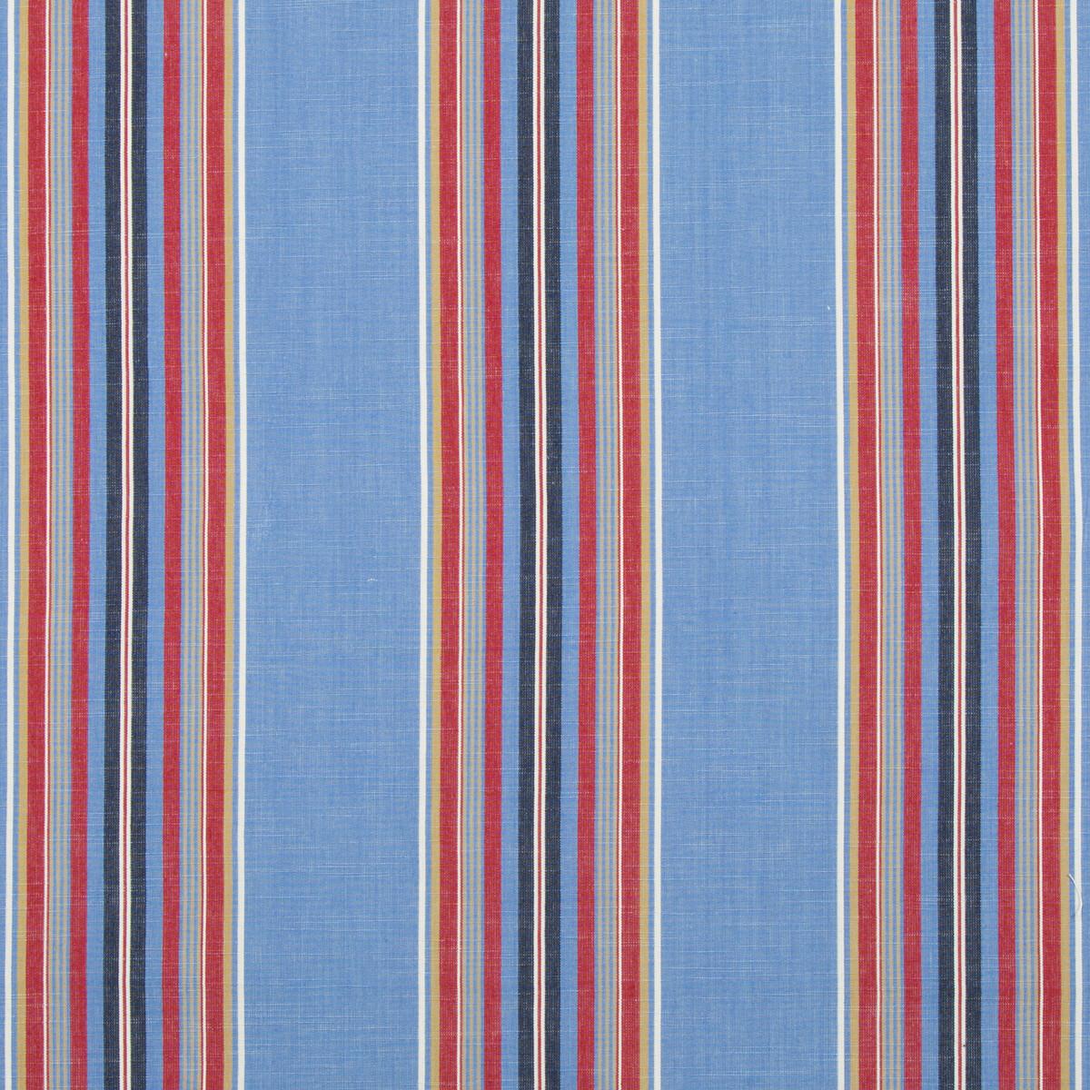 Brunschwig & Fils VERDON STRIPE BLUE/RED Fabric