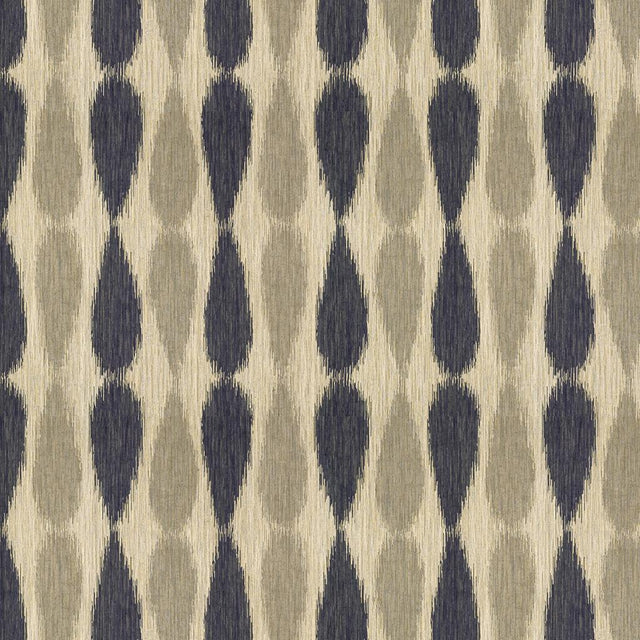 Lee Jofa IKAT DROPS MIDNIGHT Upholstery Fabric