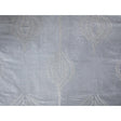 Lee Jofa TULIP EMBROIDERY AQUA Upholstery Fabric