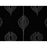 Lee Jofa TULIP EMBROIDERY BLACK Upholstery Fabric