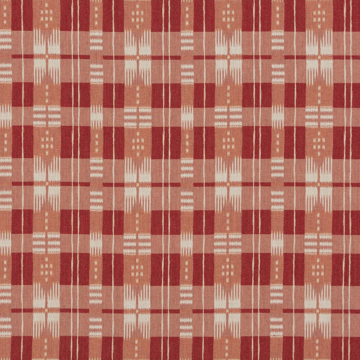 Brunschwig & Fils MORNAS PLAID RED Fabric