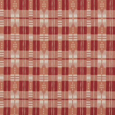 Brunschwig & Fils MORNAS PLAID RED Fabric