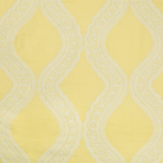 Brunschwig & Fils ISOLINE EMB CANARY Fabric
