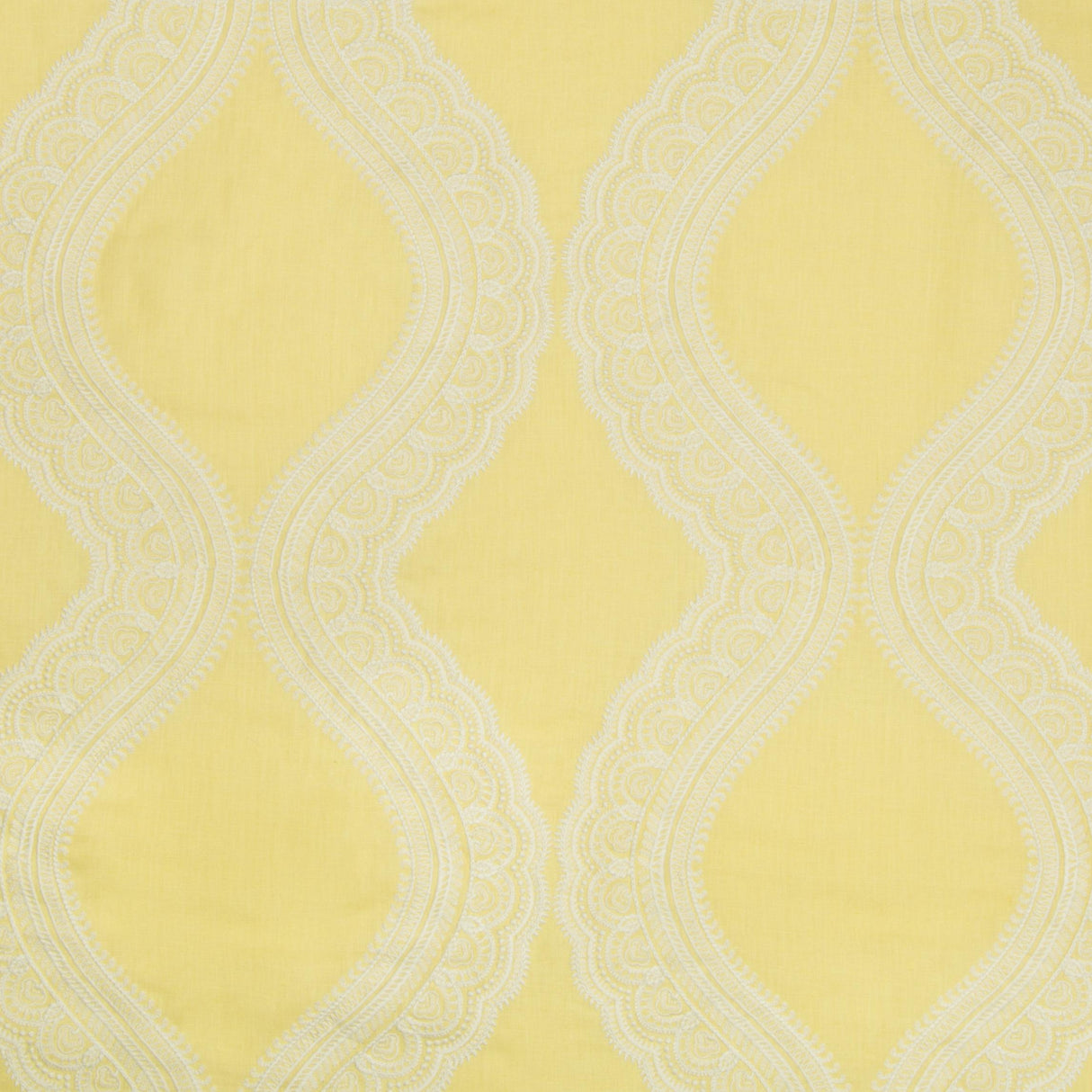 Brunschwig & Fils ISOLINE EMB CANARY Fabric