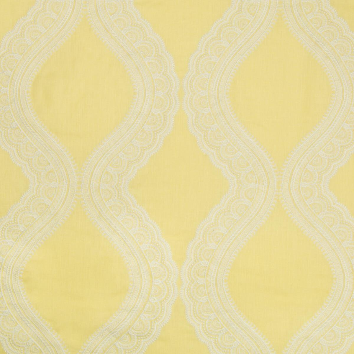 Brunschwig & Fils ISOLINE EMB CANARY Fabric