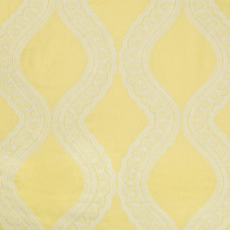 Brunschwig & Fils ISOLINE EMB CANARY Fabric