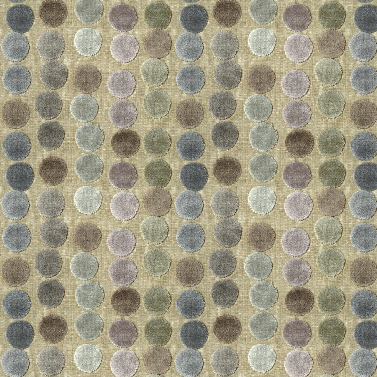 Lee Jofa AVERY DOTS MAUVE/TAUPE Upholstery Fabric