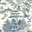 Lee Jofa WILLOW LAKE BLUE/CREAM Wallpaper