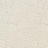 Schumacher Deconstructed Stripe Indoor/Outdoor Black Fabric