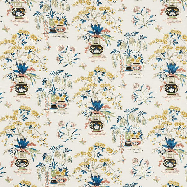 Schumacher Ming Vase Multi Fabric