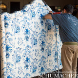 Schumacher Ming Vase Porcelain Fabric