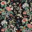 Schumacher Nymphaea Night Fabric