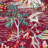 Schumacher Yangtze River Aubergine Fabric