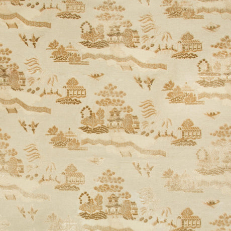 Brunschwig & Fils LA PAGODE VELVET SAND Upholstery Fabric
