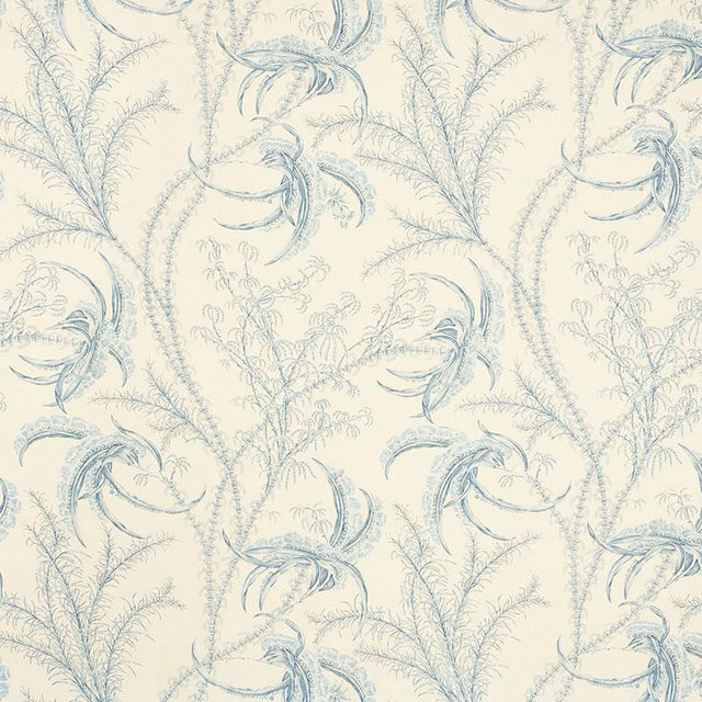 Schumacher Ocean Toile Delft Fabric