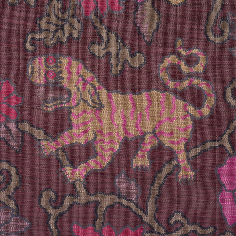 Schumacher Khotan Weave Aubergine Fabric