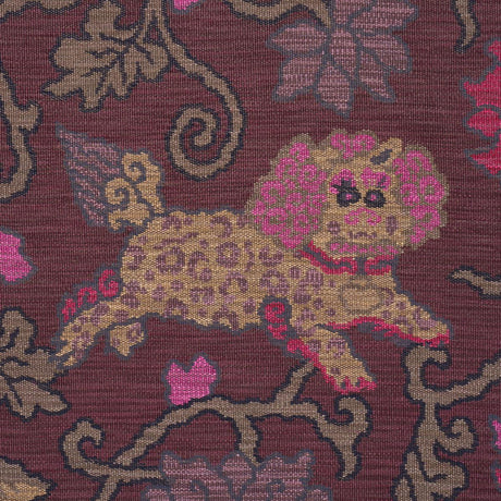 Schumacher Khotan Weave Aubergine Fabric