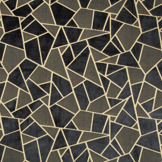 Brunschwig & Fils LA TORTUE VELVET MIDNIGHT Upholstery Fabric