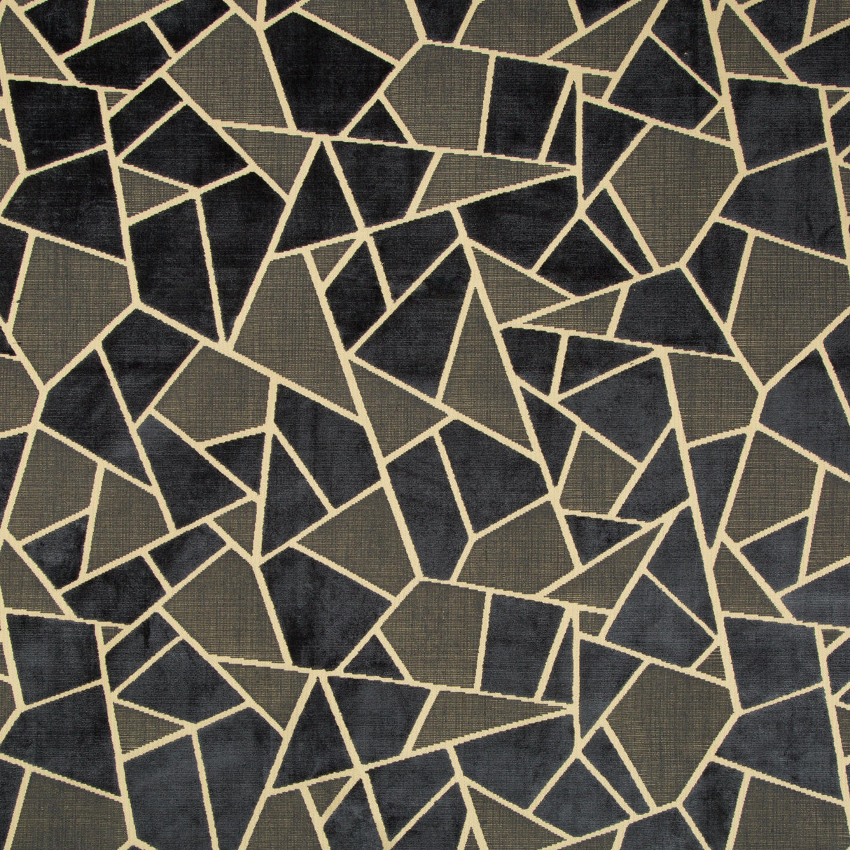 Brunschwig & Fils LA TORTUE VELVET MIDNIGHT Upholstery Fabric