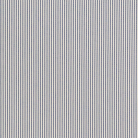 Schumacher Stitched Stripe Indoor/Outdoor Navy Fabric