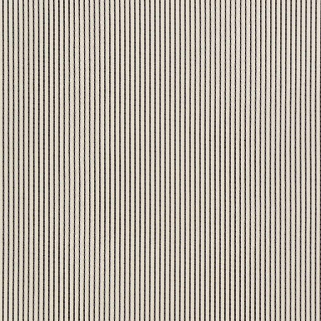 Schumacher Stitched Stripe Indoor/Outdoor Black Fabric