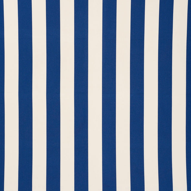 Schumacher Cabana Stripe Indoor/Outdoor Indigo Fabric