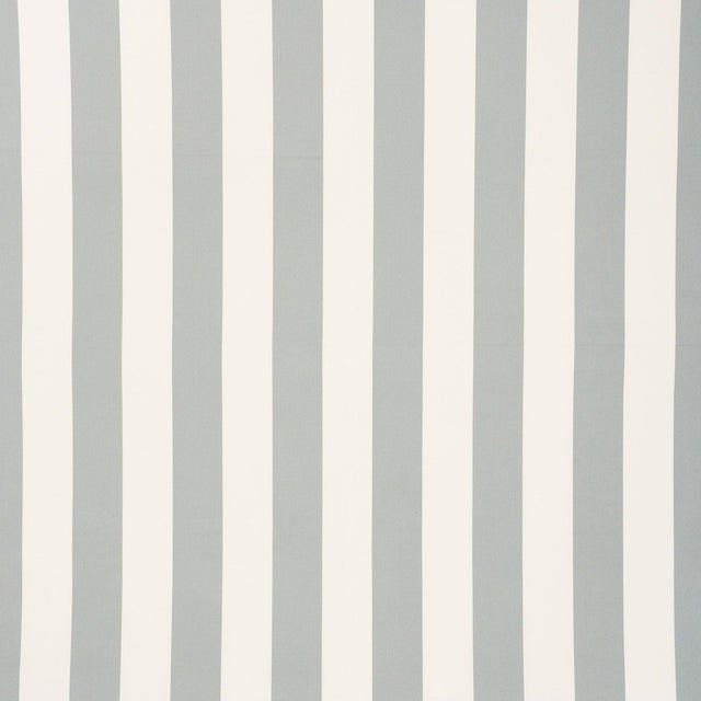 Schumacher Cabana Stripe Indoor/Outdoor Grey Fabric