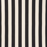 Schumacher Cabana Stripe Indoor/Outdoor Black Fabric