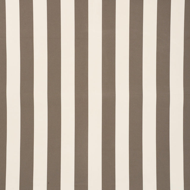 Schumacher Cabana Stripe Indoor/Outdoor Taupe Fabric