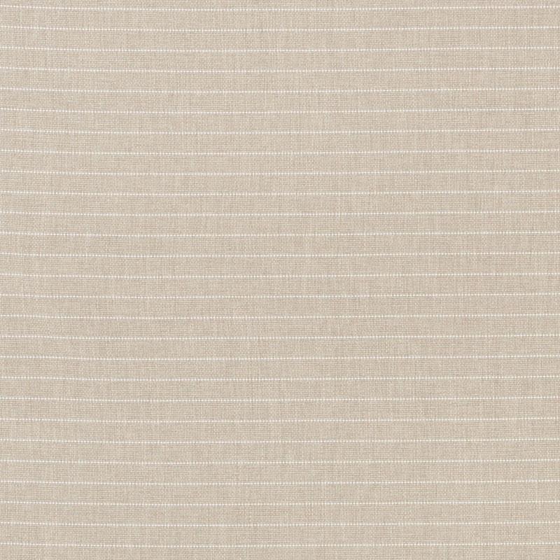 Schumacher Manning Stripe Indoor/Outdoor White/Natural Fabric