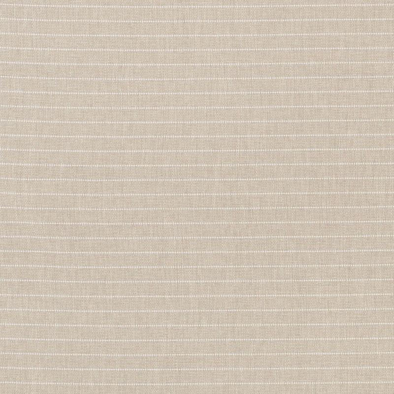 Schumacher Manning Stripe Indoor/Outdoor White/Natural Fabric