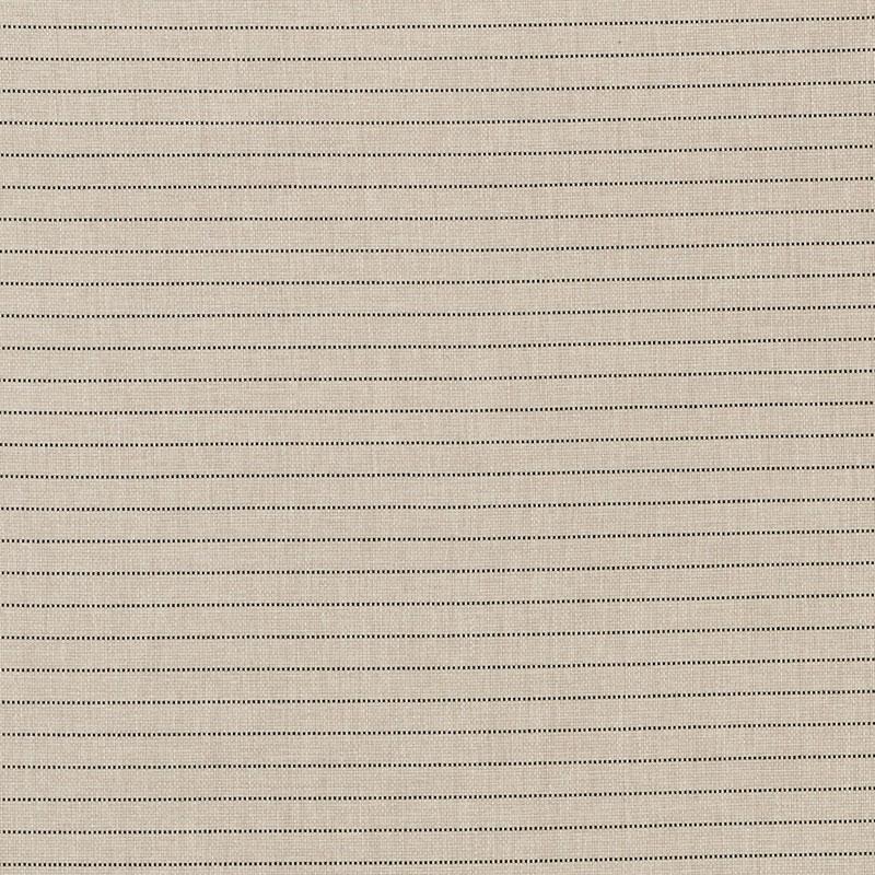 Schumacher Manning Stripe Indoor/Outdoor Black/Natural Fabric