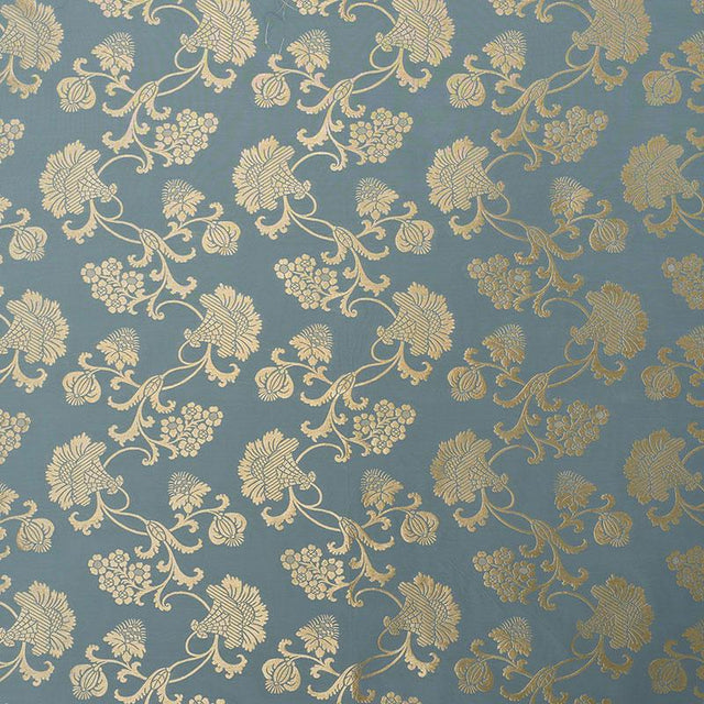 Schumacher Margaux Ciel Shimmer Fabric