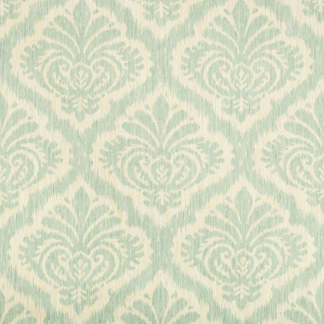 Brunschwig & Fils DURBAR TAIT STRIE II AQUA Upholstery Fabric