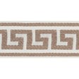 Schumacher Taupe Ganton Tape Indoor/Outdoor