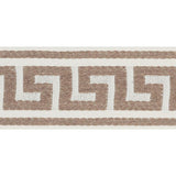 Schumacher Ganton Tape Indoor/Outdoor Taupe Trim