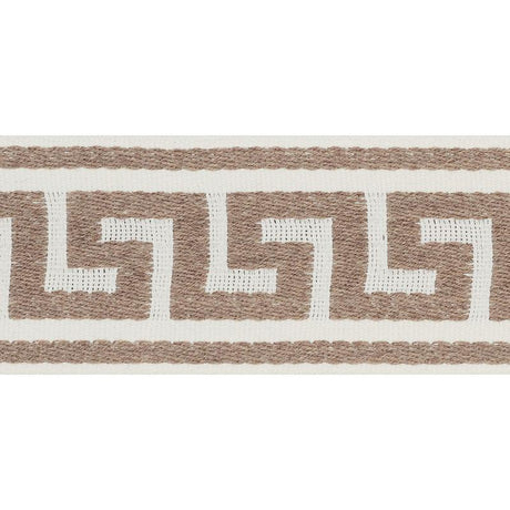 Schumacher Ganton Tape Indoor/Outdoor Taupe Trim