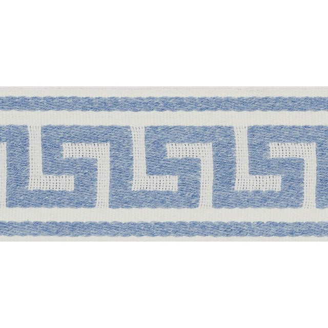 Schumacher Blue Ganton Tape Indoor/Outdoor