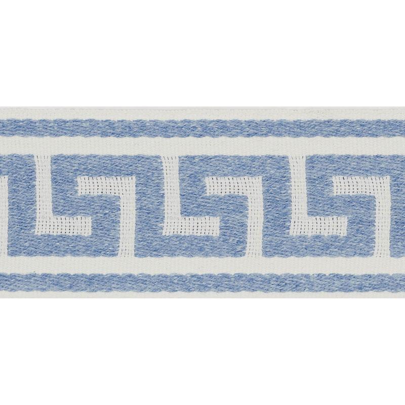 Schumacher Ganton Tape Indoor/Outdoor Blue Trim