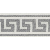 Schumacher Ganton Tape Indoor/Outdoor Grey Trim