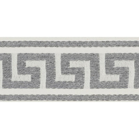 Schumacher Ganton Tape Indoor/Outdoor Grey Trim