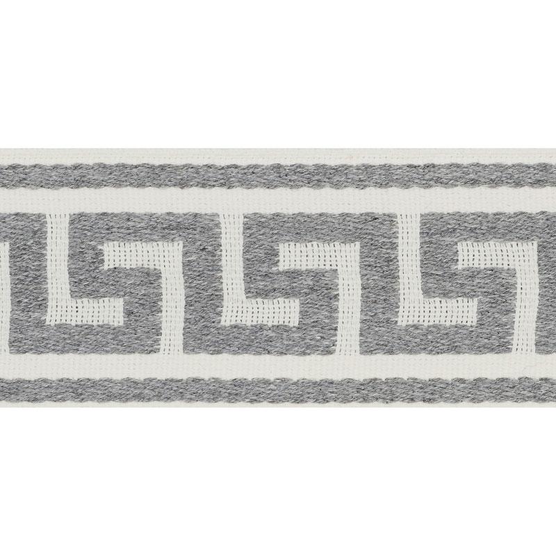 Schumacher Grey Ganton Tape Indoor/Outdoor