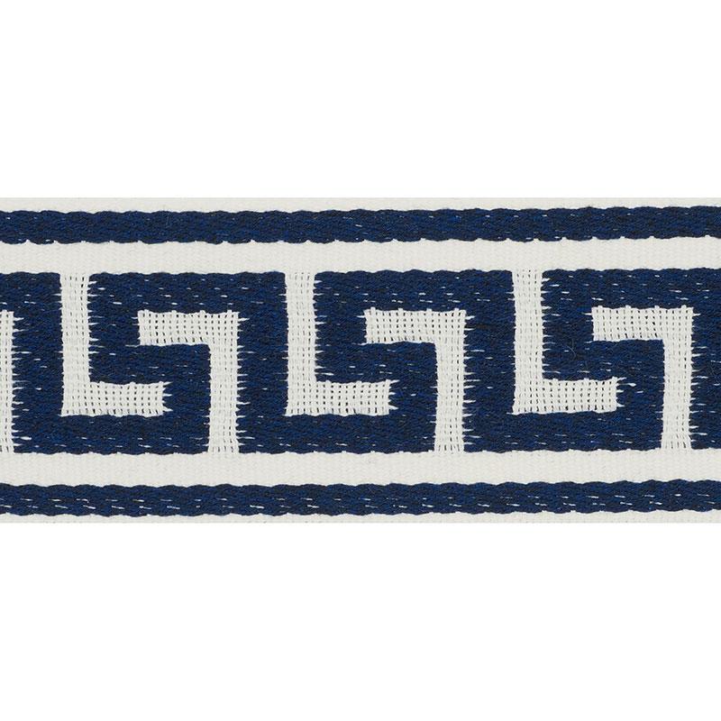 Schumacher Navy Ganton Tape Indoor/Outdoor