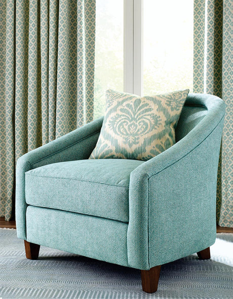 Brunschwig & Fils DURBAR TAIT STRIE II ROSE Upholstery Fabric